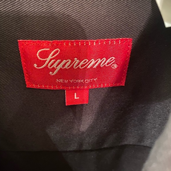 Supreme Doughboy S/S Work Shirt Black - Picture 7 of 15